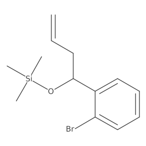 1-Bromo-2-[1-[(trimethylsilyl)oxy]-3-buten-1-yl]benzene Structure