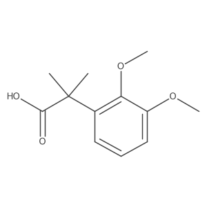 2-(2,3-Dimethoxyphenyl)-2-methylpropanoic acid Structure