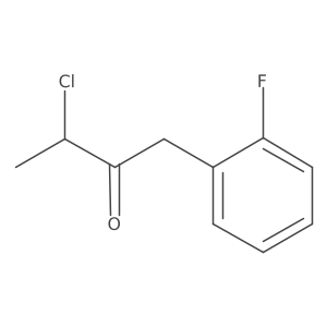 3-Chloro-1-(2-fluorophenyl)-2-butanone Structure