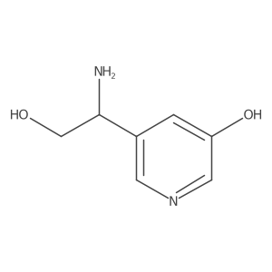 (S)-5-(1-Amino-2-hydroxyethyl)pyridin-3-ol Structure