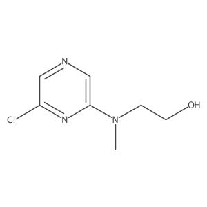2-[(6-Chloro-2-pyrazinyl)(methyl)amino]-1-ethanol Structure