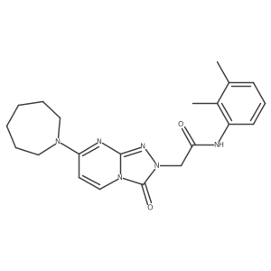 2-[7-(1-azepanyl)-3-oxo[1,2,4]triazolo[4,3-a]pyrimidin-2(3H)-yl]-N~1~-(2,3-dimethylphenyl)acetamide Structure