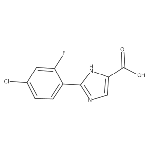 2-(4-Chloro-2-fluorophenyl)-1H-imidazole-4-carboxylic acid Structure