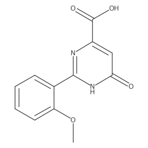 2-(2-methoxyphenyl)-6-oxo-1H-pyrimidine-4-carboxylic acid Structure