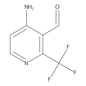 4-Amino-2-(trifluoromethyl)nicotinaldehyde Structure