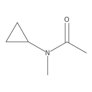 N-cyclopropyl-N-methylacetamide结构式