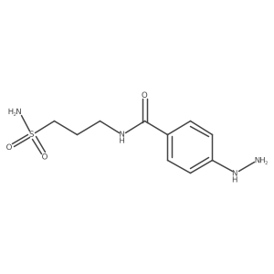 4-hydrazinyl-N-(3-sulfamoylpropyl)benzamide Structure