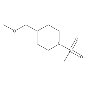 4-(Methoxymethyl)-1-(methylsulfonyl)piperidine Structure