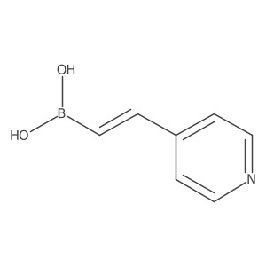 (E)-(2-(Pyridin-4-yl)vinyl)boronic acid结构式