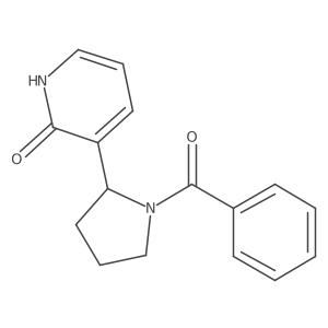 3-(1-Benzoylpyrrolidin-2-yl)pyridin-2(1H)-one Structure