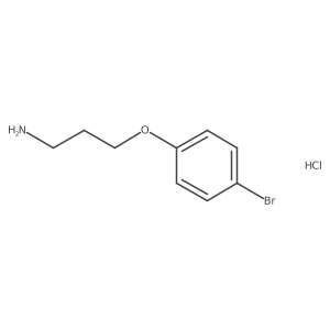 3-(4-Bromophenoxy)propan-1-amine hydrochloride Structure