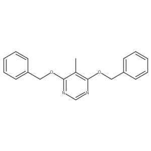 4,6-Dibenzyloxy-5-methylpyrimidine结构式