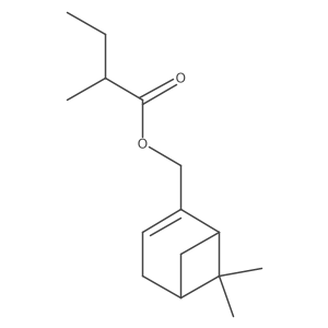 Myrtenyl-2-methylbutyrate结构式