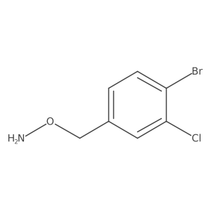 O-(4-Bromo-3-chlorobenzyl)hydroxylamine结构式