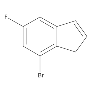 7-bromo-5-fluoro-1H-indene结构式