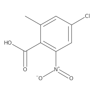 4-Chloro-2-methyl-6-nitrobenzoic acid Structure