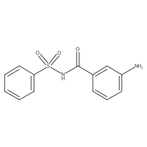 3-Amino-N-(phenylsulfonyl)benzamide Structure