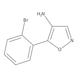 5-(2-Bromophenyl)-1,2-oxazol-4-amine Structure
