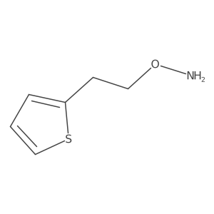 O-[2-(thiophen-2-yl)ethyl]hydroxylamine Structure