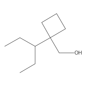 [1-(Pentan-3-yl)cyclobutyl]methanol结构式