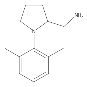 [1-(2,6-Dimethylphenyl)pyrrolidin-2-yl]methanamine结构式