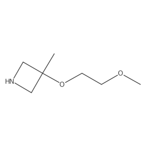 3-(2-Methoxyethoxy)-3-methylazetidine结构式
