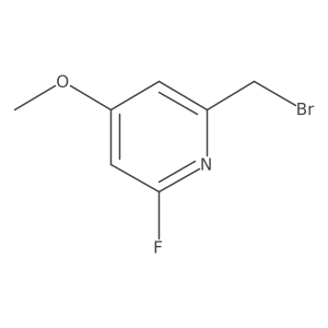 2-Bromomethyl-6-fluoro-4-methoxypyridine Structure