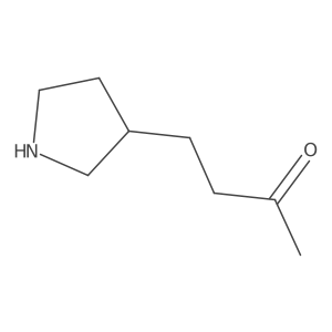 4-(Pyrrolidin-3-yl)butan-2-one Structure