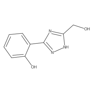 2-(3-(hydroxymethyl)-1H-1,2,4-triazol-5-yl)phenol结构式