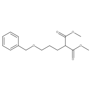 1,3-Dimethyl 2-[3-(phenylmethoxy)propyl]propanedioate结构式