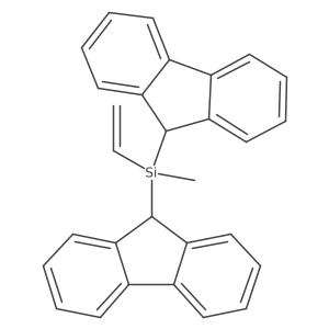 Bis(fluoren-9-yl)methylvinylsilane结构式