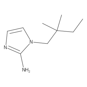 1-(2,2-Dimethylbutyl)-1H-imidazol-2-amine结构式