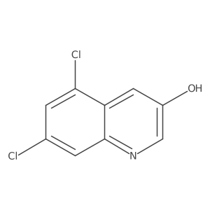5,7-Dichloroquinolin-3-OL结构式