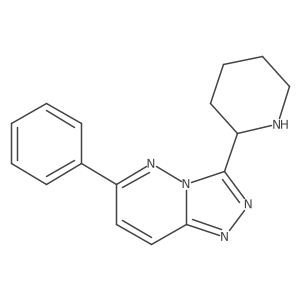 6-Phenyl-3-(piperidin-2-yl)-[1,2,4]triazolo[4,3-b]pyridazine Structure