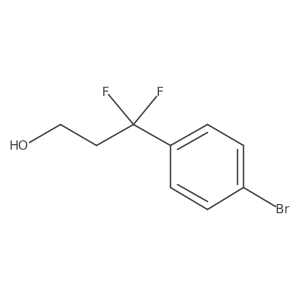 3-(4-Bromophenyl)-3,3-difluoropropan-1-ol Structure