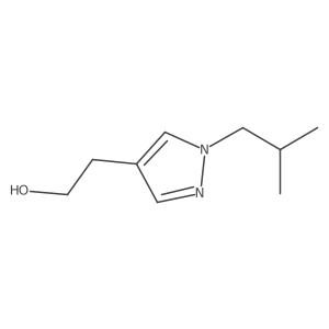2-[1-(2-methylpropyl)-1H-pyrazol-4-yl]ethan-1-ol Structure