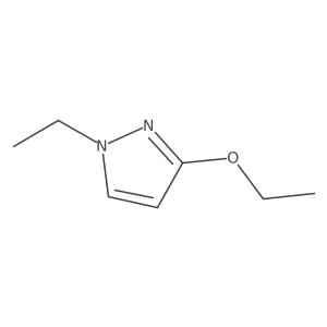 3-Ethoxy-1-ethyl-1H-pyrazole结构式
