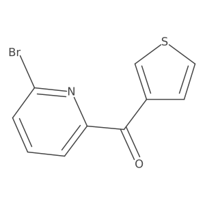 (6-Bromo-2-pyridinyl)-3-thienylmethanone Structure
