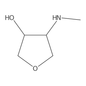 (3R,4R)-4-(Methylamino)tetrahydrofuran-3-ol Structure