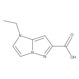 1-ethylimidazo[1,2-b]pyrazole-6-carboxylic acid Structure