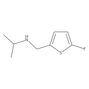 [(5-Fluorothiophen-2-yl)methyl](propan-2-yl)amine结构式