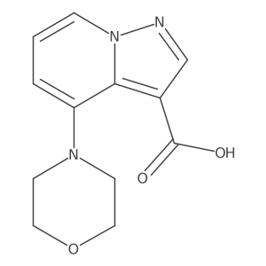 4-Morpholinopyrazolo[1,5-a]pyridine-3-carboxylic acid Structure