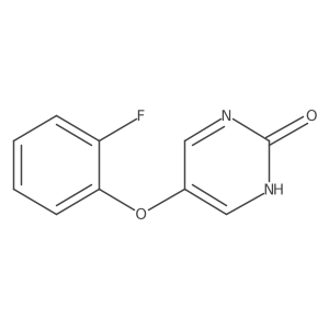 5-(2-Fluorophenoxy)pyrimidin-2-ol结构式