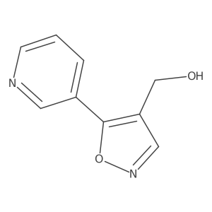 (5-(Pyridin-3-yl)isoxazol-4-yl)methanol Structure
