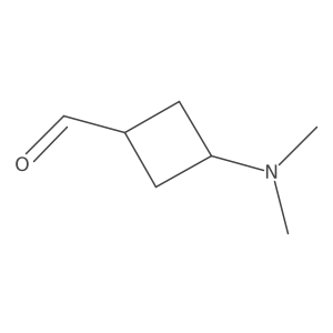 3-(Dimethylamino)cyclobutane-1-carbaldehyde结构式