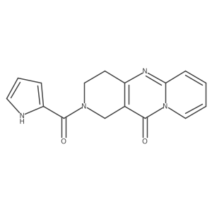 2-(1H-pyrrole-2-carbonyl)-3,4-dihydro-1H-dipyrido[1,2-a:4',3'-d]pyrimidin-11(2H)-one Structure