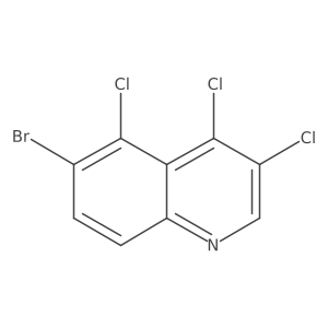6-bromo-3,4,5-trichloroQuinoline Structure