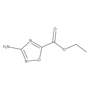 Ethyl 3-amino-1,2,4-oxadiazole-5-carboxylate Structure