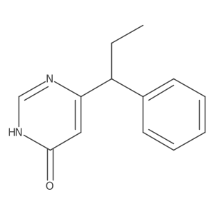 6-(1-Phenylpropyl)pyrimidin-4-ol结构式