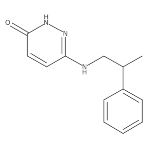 6-((2-Phenylpropyl)amino)pyridazin-3-ol结构式
